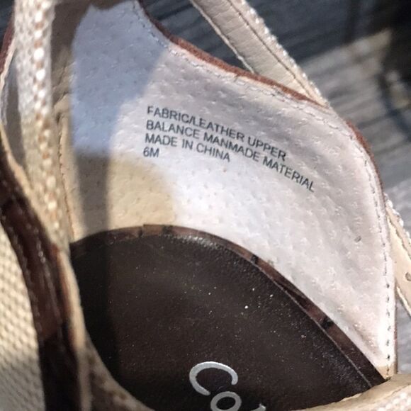 ColdWater Creek leather sandal heels sz-6 - Picture 7 of 12